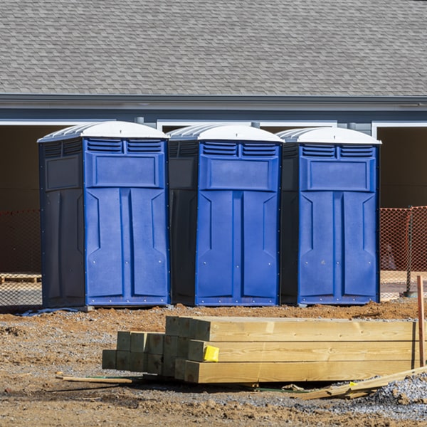 what is the expected delivery and pickup timeframe for the porta potties in Lantana